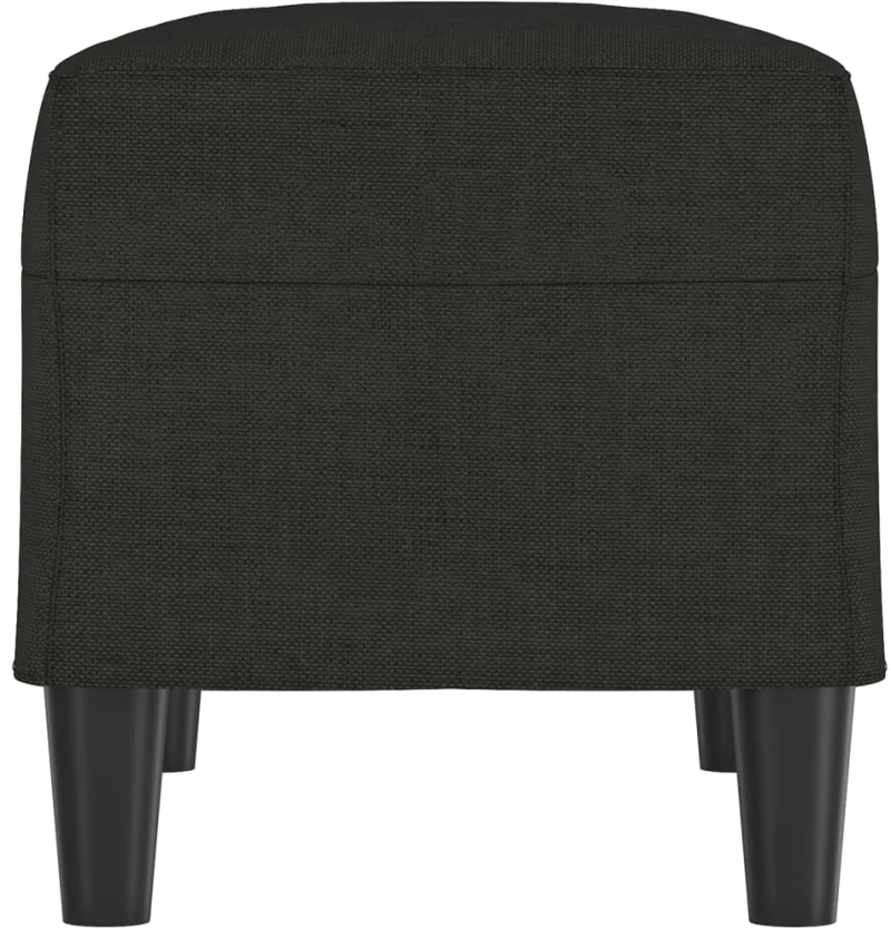 vidaXL Πάγκος Μαύρος 70 x 35 x 41 εκ. Υφασμάτινος