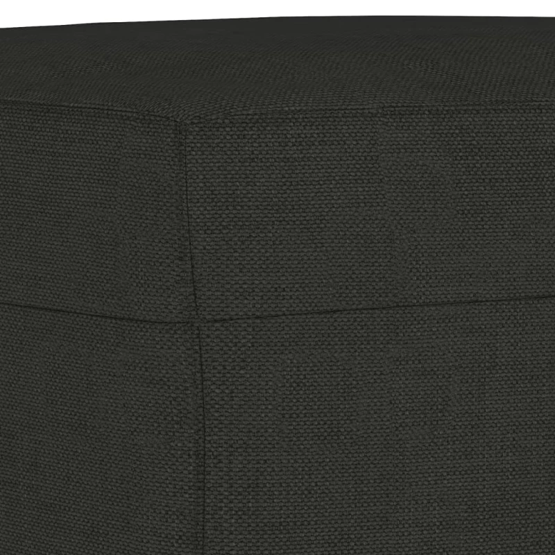 vidaXL Πάγκος Μαύρος 70 x 35 x 41 εκ. Υφασμάτινος