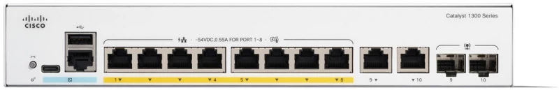 Διακόπτης CISCO C1300-8FP-2G