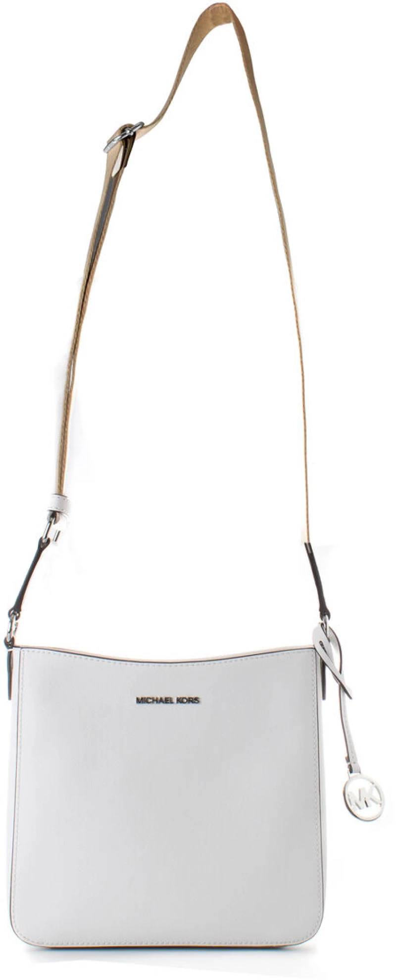 Τσάντα Ώμου Michael Kors 35T4STVC5L-OPTIC-WHITE Λευκό 22 x 20 x 7 cm
