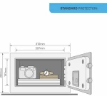 Θυρίδα ασφαλείας Yale YSV/200/DB2