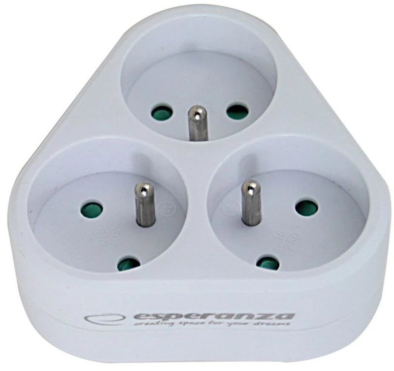 Πολύπριζο Esperanza ELK303W 3 βύσματα