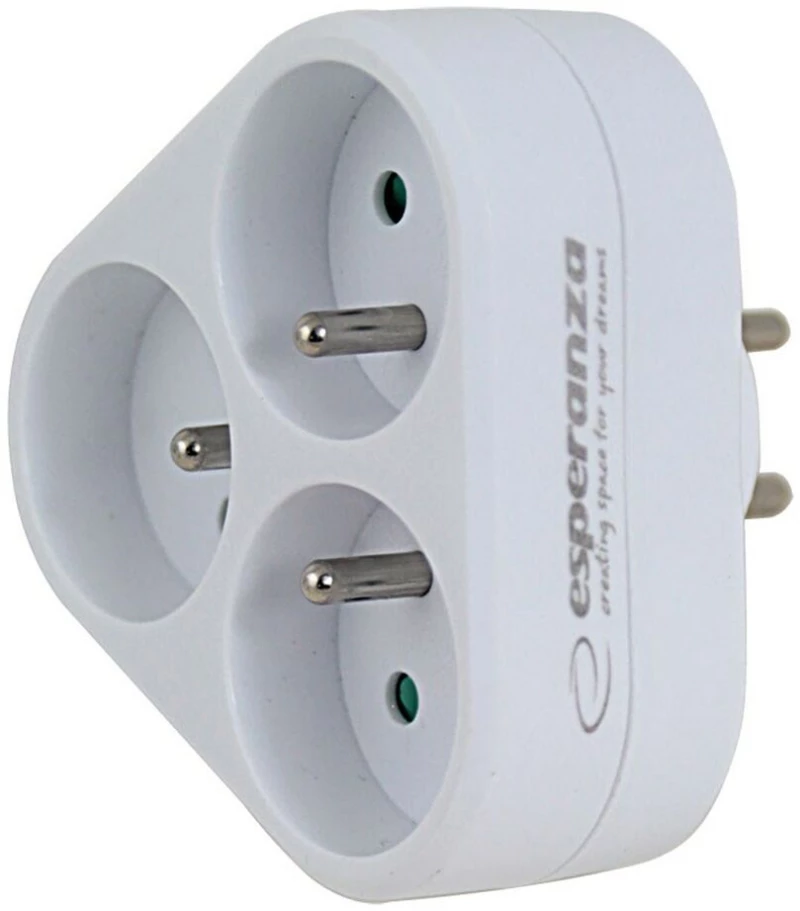 Πολύπριζο Esperanza ELK303W 3 βύσματα