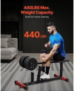 VEVOR Seated Calf Machine Calf Raise Equipment Seated Leg Exercise Home Gym