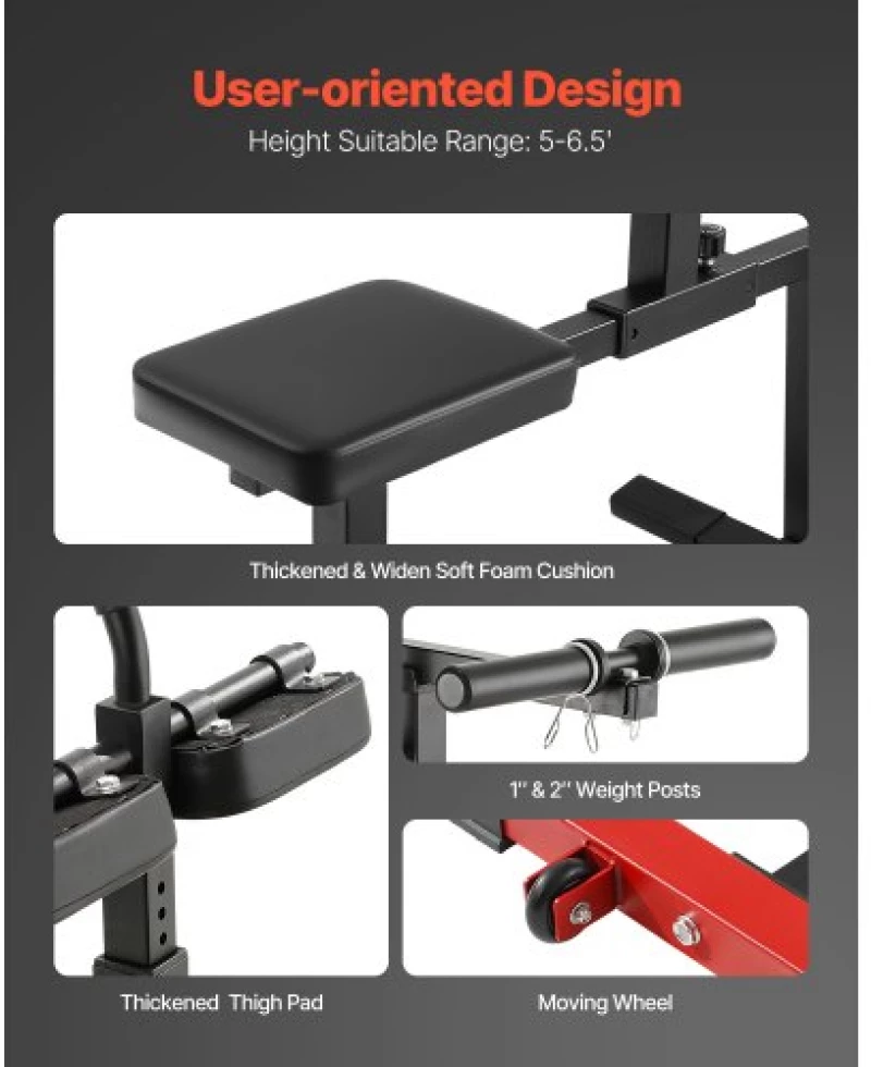 VEVOR Seated Calf Machine Calf Raise Equipment Seated Leg Exercise Home Gym