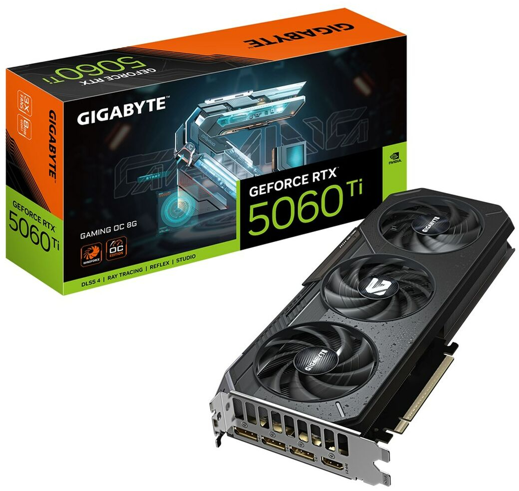 Κάρτα Γραφικών Gigabyte GV-N506TGAMING OC-8GD geforce rtx 5060 ti 8 GB