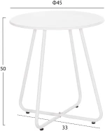 ΣΕΤ LOUNGE 3TMX ΕΞ.ΧΩΡΟΥ OREGO HM21107.02 ΑΛΟΥΜΙΝΙΟ & ΜΕΤΑΛΛΟ ΣΕ ΛΕΥΚΟ