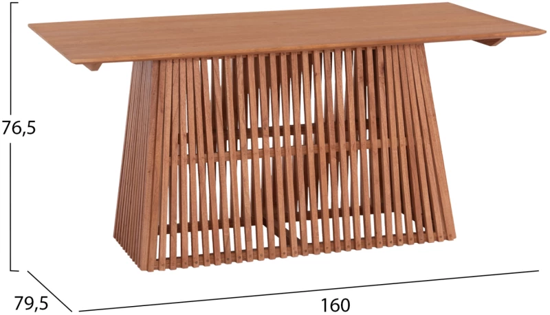 ΣΕΤ ΤΡΑΠΕΖΑΡΙΑΣ 5ΤΜΧ RENLY HM21078.02 ΟΡΘΟΓΩΝΙΟ ΤΡΑΠΕΖΙ & 4 ΚΑΡΕΚΛΕΣ