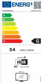 Smart TV LG 43NANO81A6A