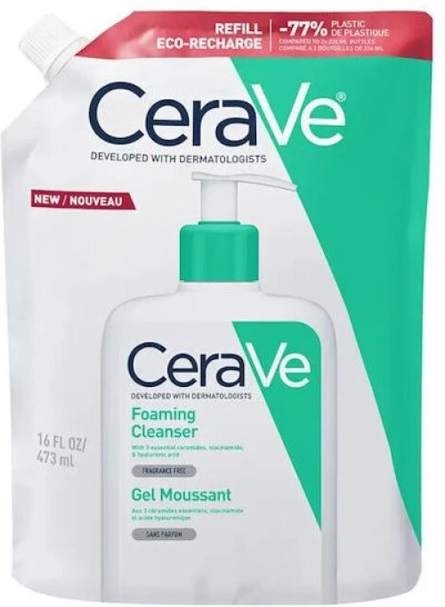 CeraVe | Foaming Cleanser Refill Gel Καθαρισμού Προσώπου | 473ml