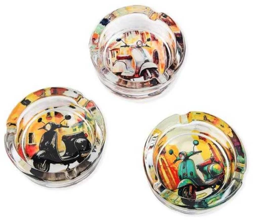 Τασάκι Γυάλινο Διαφανές Belfam - Bella Vita 8,5cm