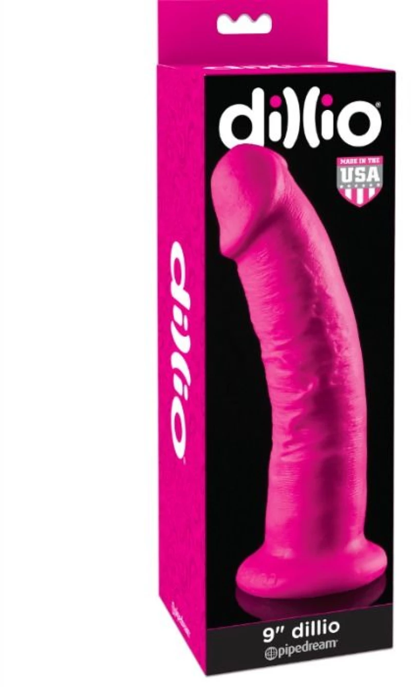 DILLIO 9" DILDO PINK 23cm