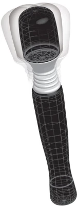 WANACHI MINI MASSAGER BLACK - ΜΙΝΙ ΔΟΝΗΤΗΣ ΜΑΣΑΖ ΜΑΥΡΟ