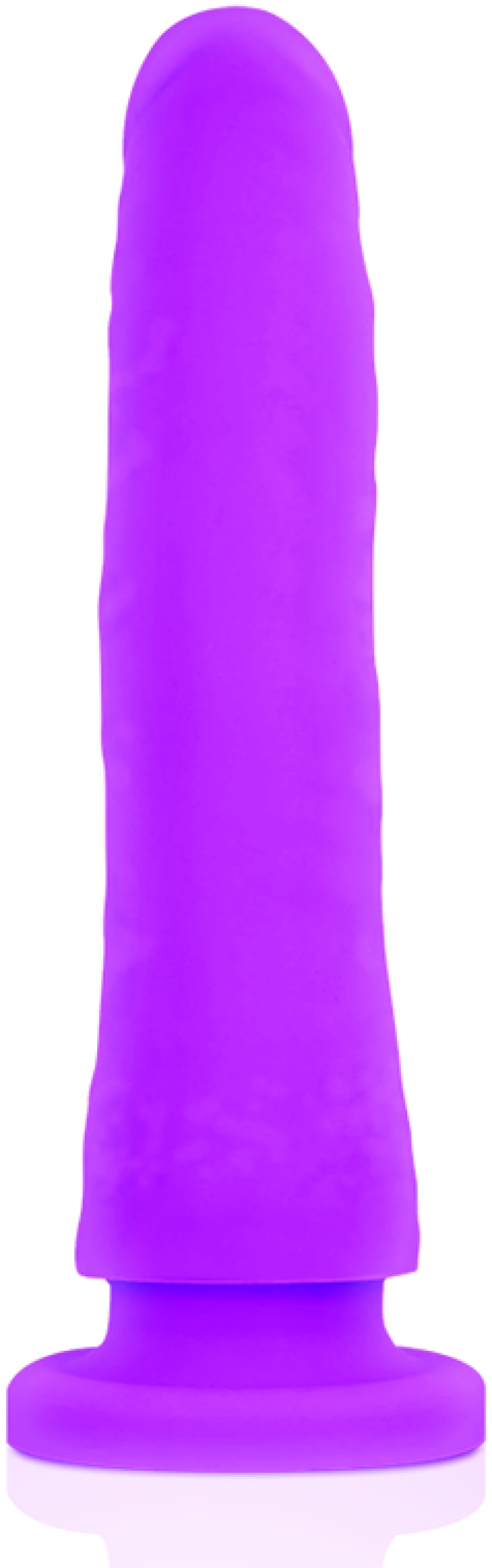 DELTA CLUB TOYS HARNESS & DONG PURPLE SILICONE 20x4cm