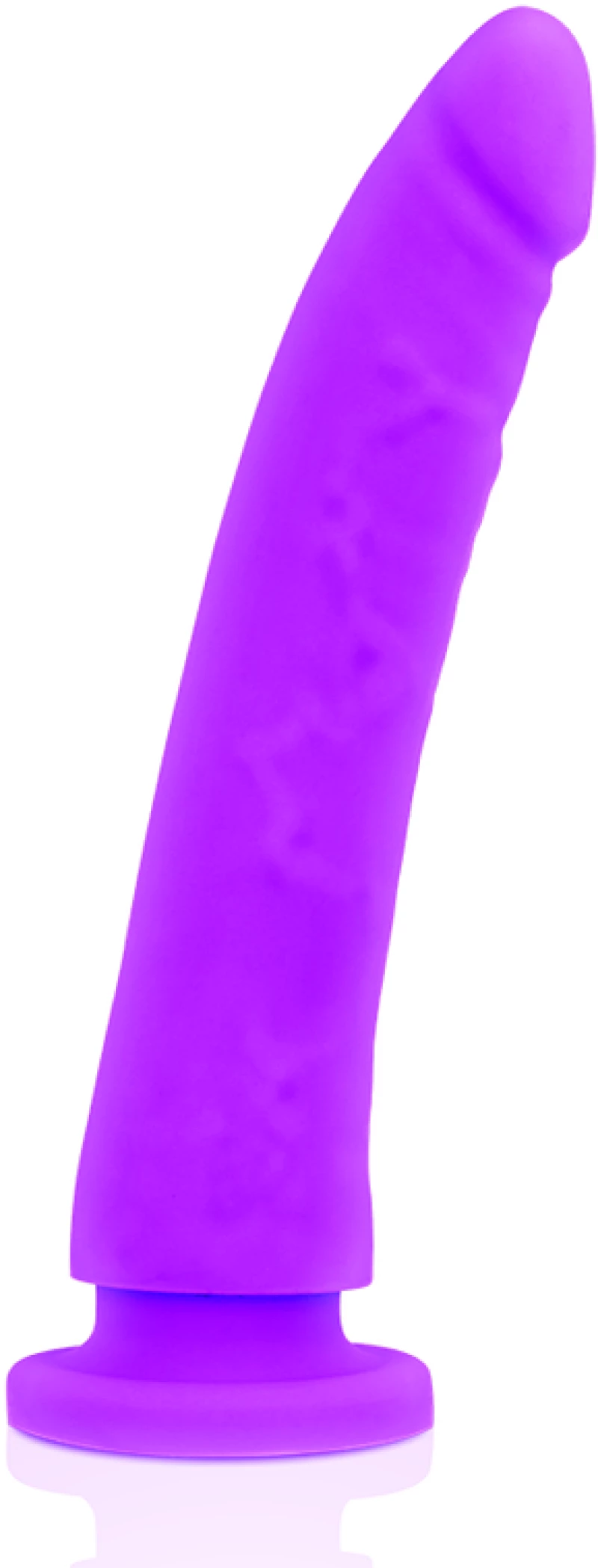 DELTA CLUB TOYS HARNESS & DONG PURPLE SILICONE 20x4cm