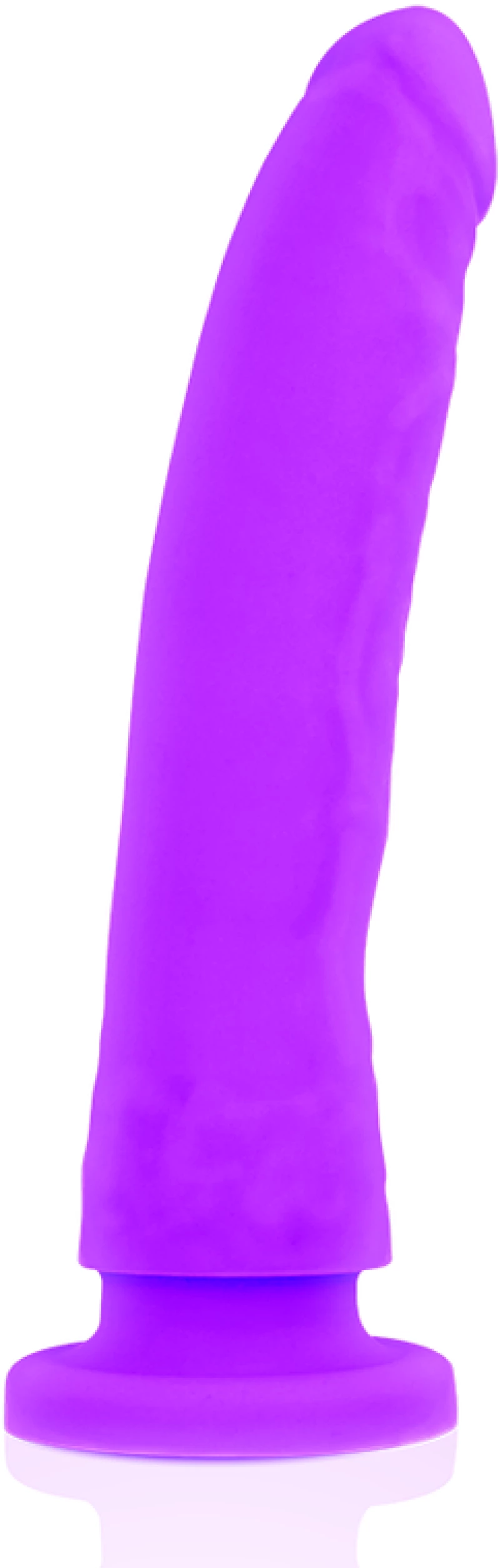 DELTA CLUB TOYS HARNESS & DONG PURPLE SILICONE 20x4cm
