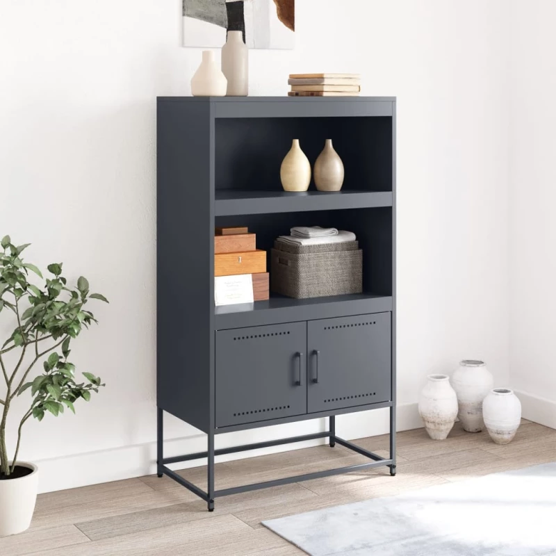 vidaXL Ντουλάπι Πράσινο Λαδί 68,5x38,5x107 εκ. από Ατσάλι