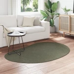 vidaXL Χαλί περιοχής Δάσους Πράσινου 120x170 εκ. Πολυεστέρα Μη ολισθηρό