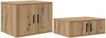 vidaXL Ντουλάπα Αποθήκευσης με Δρυς Artisan 108x41x40 εκ. Επεξεργασμένο Ξύλο