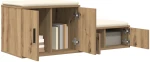 vidaXL Ντουλάπα Αποθήκευσης με Δρυς Artisan 108x41x40 εκ. Επεξεργασμένο Ξύλο