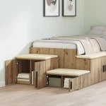 vidaXL Ντουλάπα Αποθήκευσης με Δρυς Artisan 108x41x40 εκ. Επεξεργασμένο Ξύλο