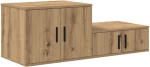 vidaXL Ντουλάπα Αποθήκευσης με Δρυς Artisan 108x41x40 εκ. Επεξεργασμένο Ξύλο
