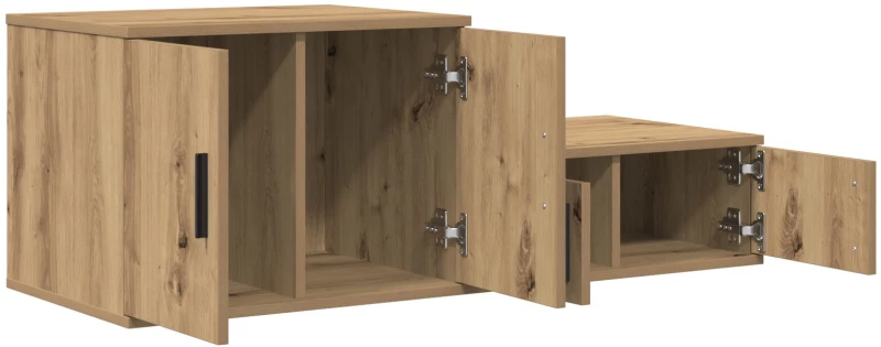 vidaXL Ντουλάπα Αποθήκευσης με Δρυς Artisan 108x41x40 εκ. Επεξεργασμένο Ξύλο
