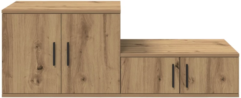 vidaXL Ντουλάπα Αποθήκευσης με Δρυς Artisan 108x41x40 εκ. Επεξεργασμένο Ξύλο