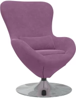 vidaXL Πολυθρόνα Αυγού Purple Velvet