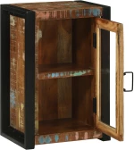 vidaXL Ντουλάπι Μπάνιου Πολύχρωμο 40x30x60 εκ. Σταθερό Ξύλο Ανακυκλωμένο
