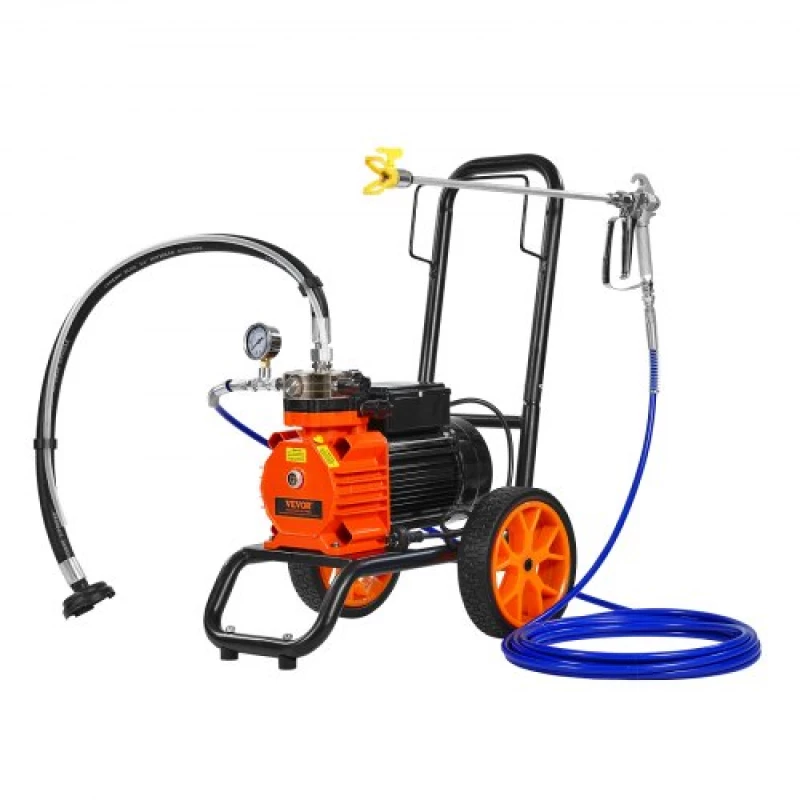 VEVOR Cart Airless Paint Sprayer Diaphragm Paint Airless Sprayer 1100W Electric