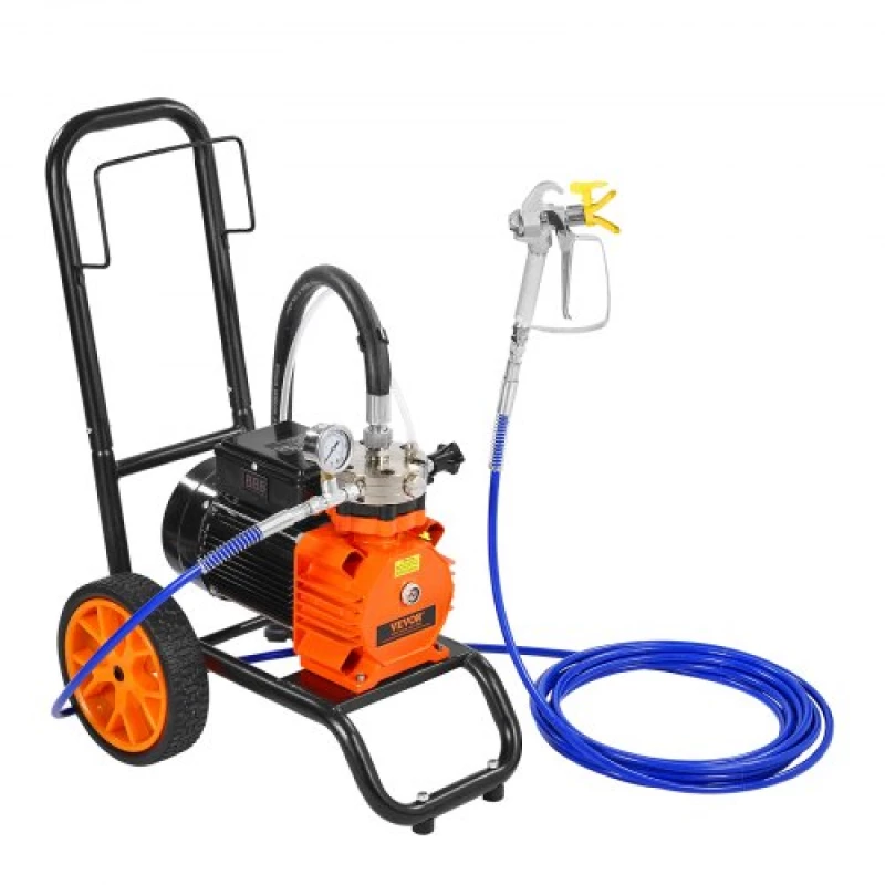 VEVOR Cart Airless Paint Sprayer Diaphragm Paint Airless Sprayer 1100W Electric