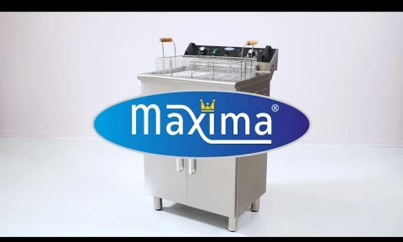 Deep Fryer - 16L - 1 Basket - with Drain Tap and Stand - 400V