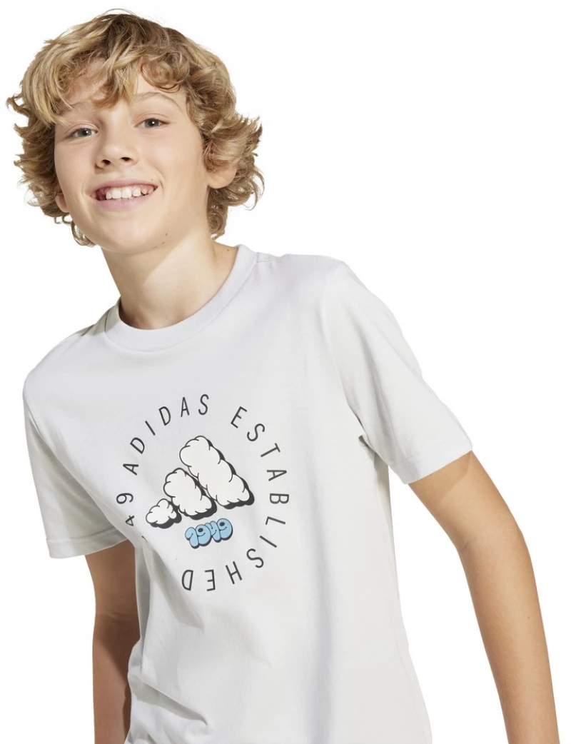 adidas J FUN TEE JI6687 ADIDAS Γκρι