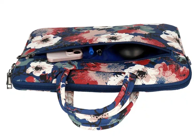 Τσάντα Laptop 15″-16" Wonder Blue and Camellias