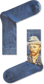 Ανδρικές Κάλτσες πρόσωπο Vang Gogh