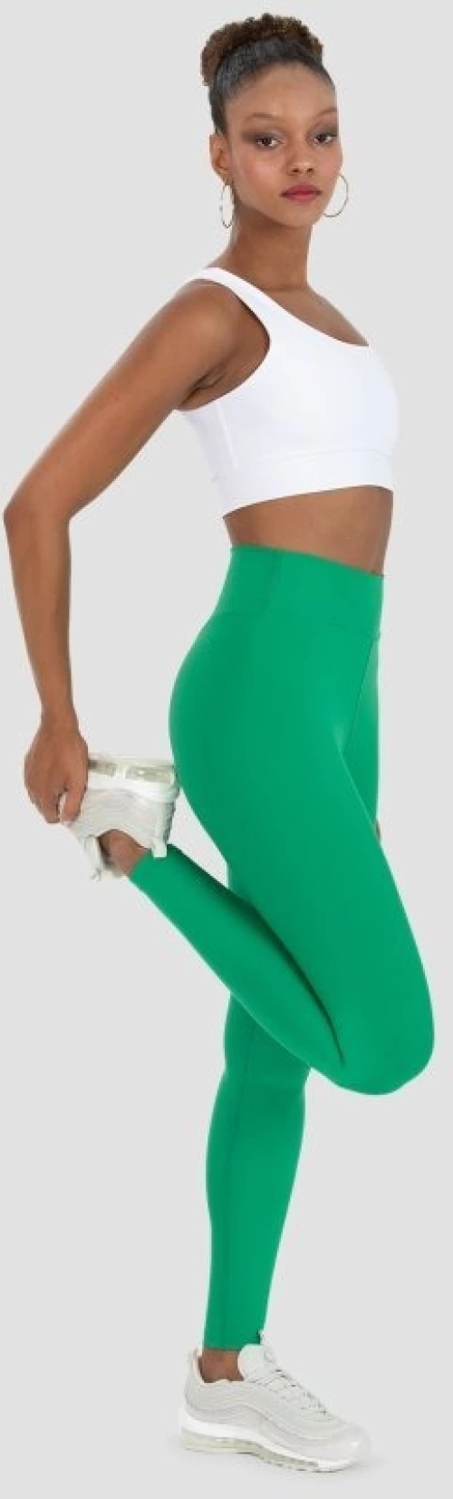 Γυναικείο Αθλητικό Κολάν Με V Waist Πράσινο