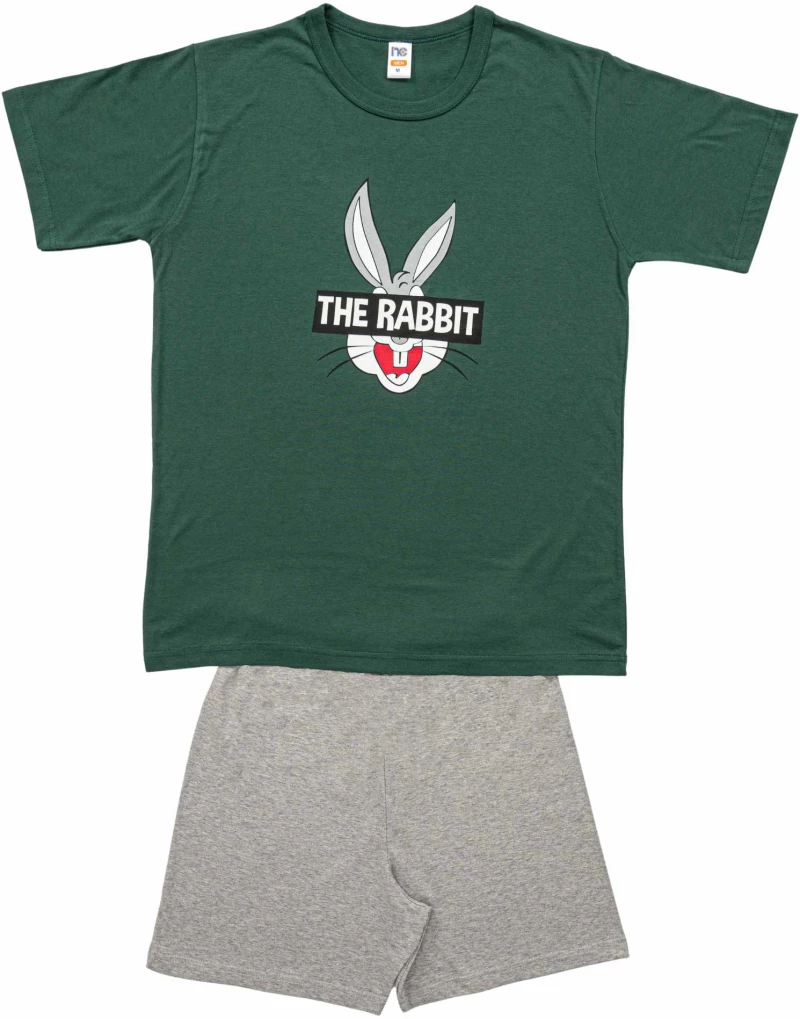 Παιδικές Καλοκαιρινές Πυτζάμες The Rabbit Λαδί 155-25