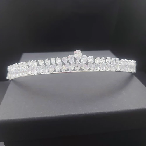 Νυφικό headpiece Zircon 2 cm