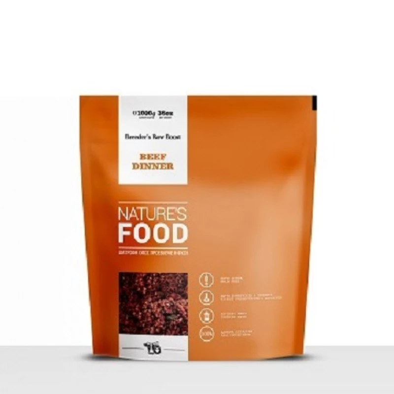 Nature's Food - Beef Dinner Breeder’s Raw Boost .Barf από εκλεκτό μοσχάρι - 10KG