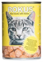 ROKUS κονσέρβα γάτας κοτόπουλο - 800gr