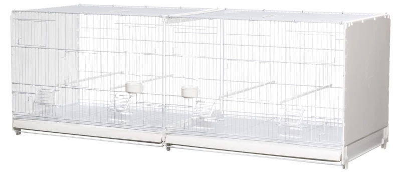 2GR Κλουβί αναπαραγωγής Bormio 120 cm, με πλαστικά πλαϊνά και διχτυωτή πλάτη - 1 ΤΕΜΑΧΙΟ