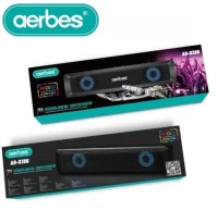 Ασύρματο Ηχείο Bluetooth  Soundbar με RGB Φωτισμό για Υπολογιστές & Τηλεοράσεις AB-D386