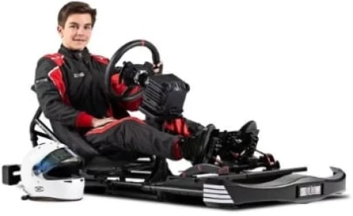 Επαγγελματικό cockpit προσομοίωσης Next Level Racing Go Kart Cockpit Plus Black EU