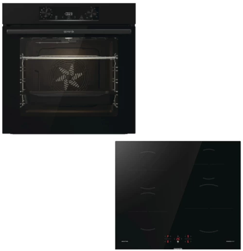 Σετ Gorenje Φούρνος Πυρολυτικός BOP6737E02BK + Επαγωγική Εστία GI601FMC