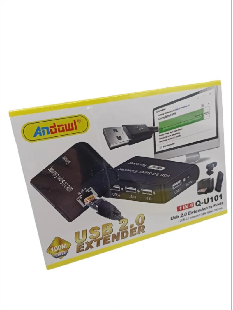 Andowl Usb 2.0 Extender 4 θέσεων Q-U101