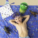 FlapJackKids Πετσέτα Παραλίας Backpack – Dino