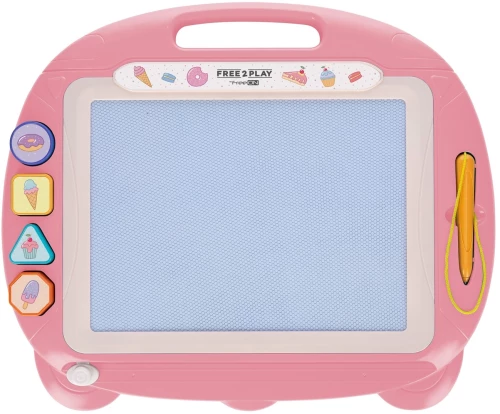 Free2Play Μαγνητικός Πίνακας Ζωγραφικής, Pink