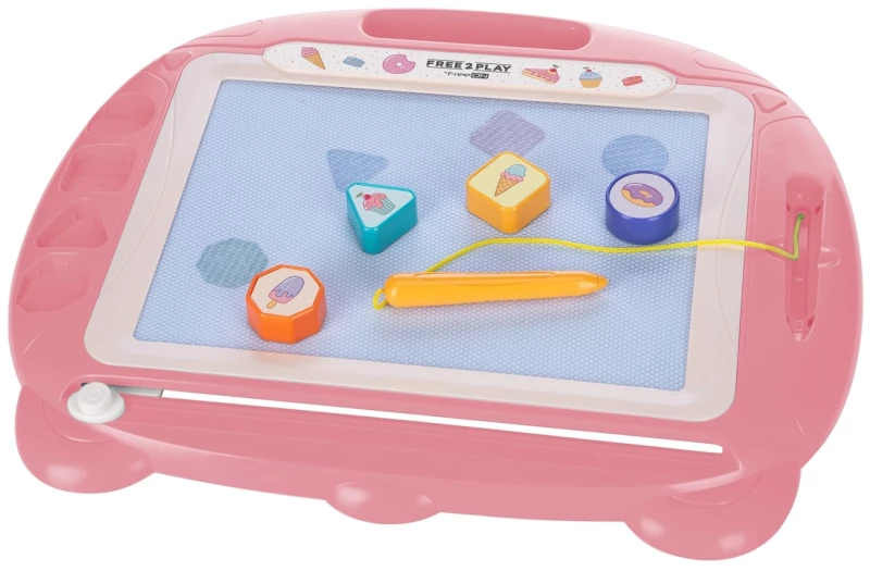 Free2Play Μαγνητικός Πίνακας Ζωγραφικής, Pink