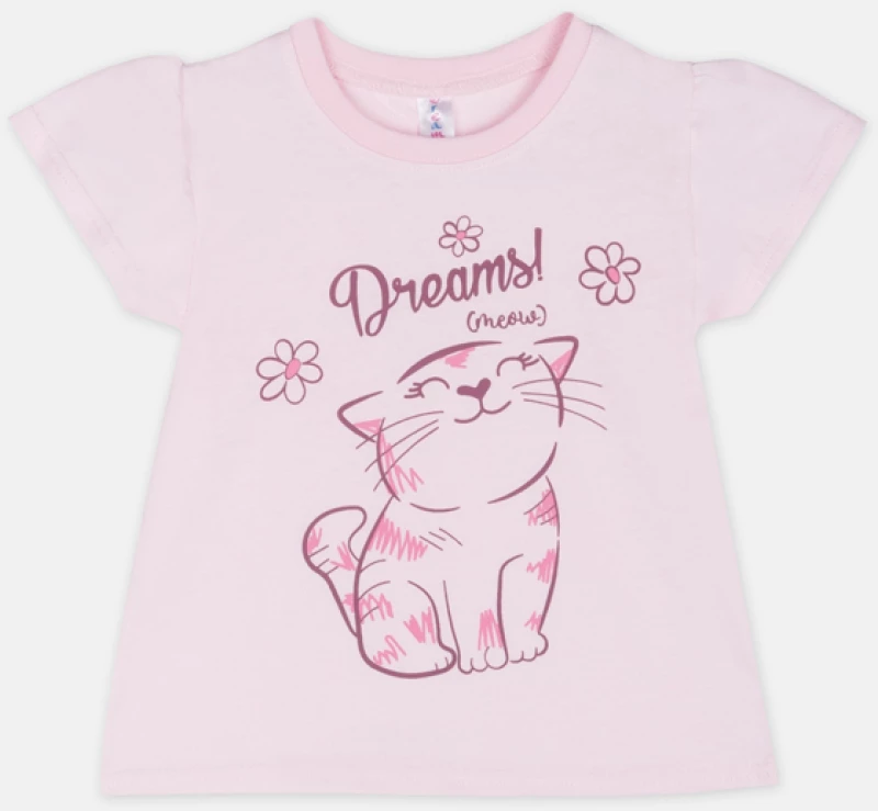 Dreams Παιδική Πιτζάμα Kitty, Ρόζ